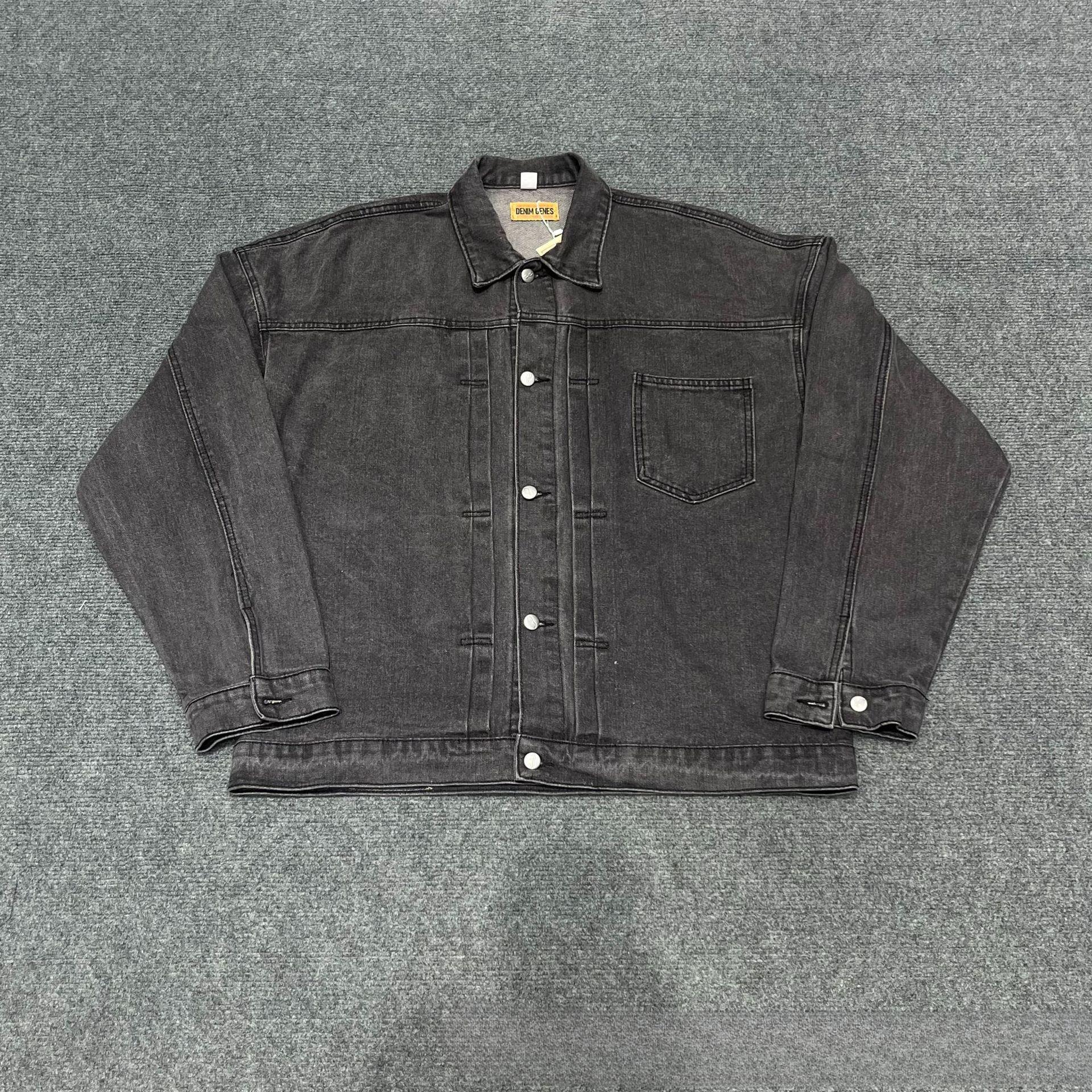 

RogueWave Vintage Waed Харадзюку Джинсовая куртка Верхняя одежда Уличная одежда Свободного кроя Куртка S