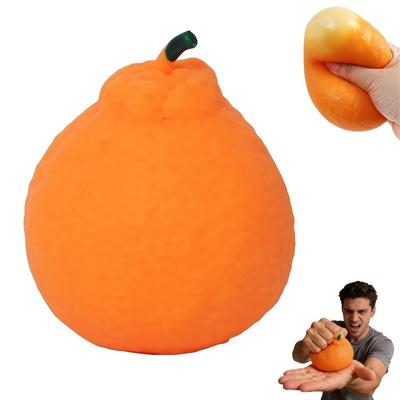 Soft Feel Giant Squishies Fruit Simulation Simulation Orange Fidget Sensory Toys  Desk Toys