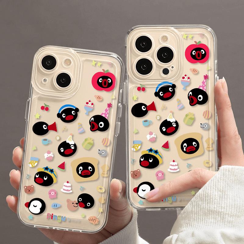 

Music Penguin Cartoon Case for Apple iPhone 11, 12, 13, 14, 15, 16 Pro Max iPhone 14 Pro