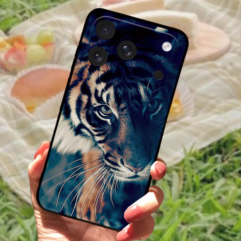 For IPhone 17 Pro 17Pro Case Luxury Wolf Lion Silicone Soft TPU Phone Cover For Apple IPhone17 Pro A3256 Cases Shockproof Coque