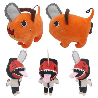 25cm Plyšový Pochita Pílová reťaz Pílový muž Cosplay Stojaci Oranžový Pes Plyšová bábika Anime Peluche De Pochita Darček pre deti