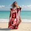 proof beach towel with Demon Hunter pattern - soft,absorbent,quick-drying,machine washable - perfect for swimming,camping,bathing