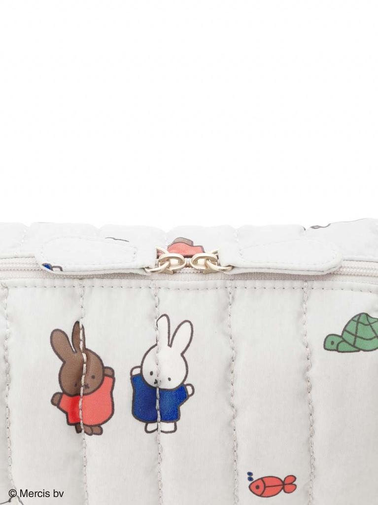 Quilted Print Pouch PWGB254540GRYF [DickBruna] All-Over