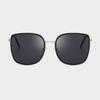 LOOKING4U Neoretro 3812SS Overfit Sunglasses BLACK