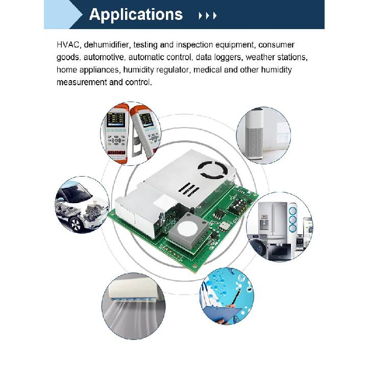 YYS 7In1 RS485 Or UART Output Air Quality Sensor Module PM2.5 Dust Sensor CO2 HCHO VOC Gas Sensor With Humidity And Temperature