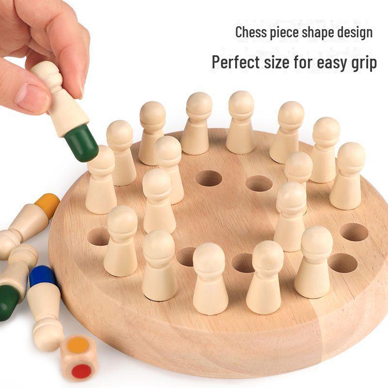 Color Memory Chess: Children's Concentration and Intelligence Training Game for Interactive Parent Child Play