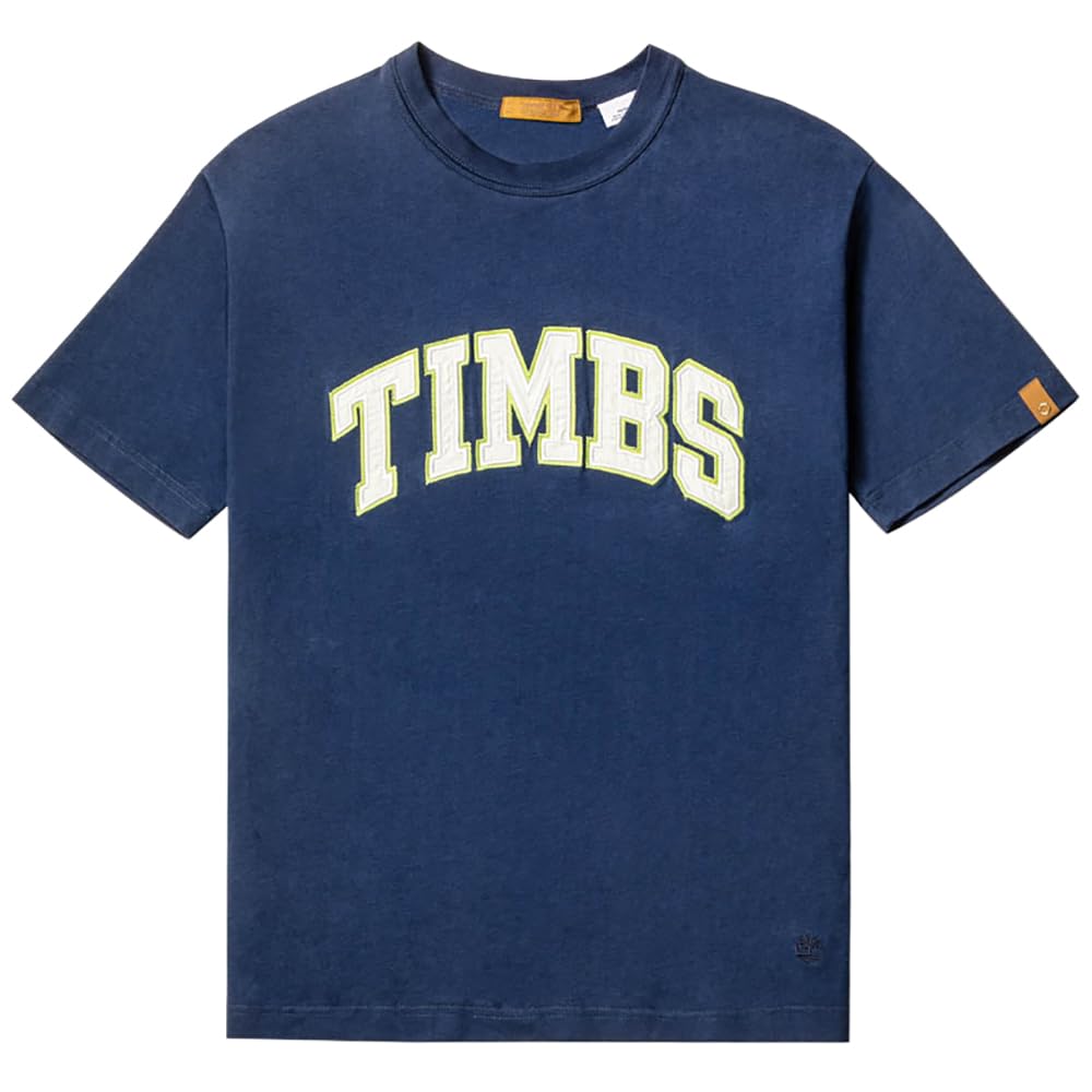 

Timberland [TOKYO DESIGN COLLECTIVE] All-Gender Short Sleeve TIMBS T-Shirt, Unisex Adult, Patriot Blue, XL, TB0A2KJYE091