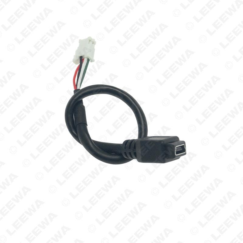 Universal MINI USB To 4-Pin AV AUX Cable for Large Screen Navigation