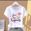 (Asian Size) Women's Top T Clothing leopard style Print O-neck Fashion Female Casual Graphic Tee Short Sleeve T-shirts