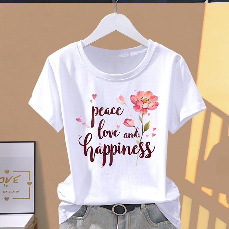 (Asian Size) Women's Top T Clothing leopard style Print O-neck Fashion Female Casual Graphic Tee Short Sleeve T-shirts