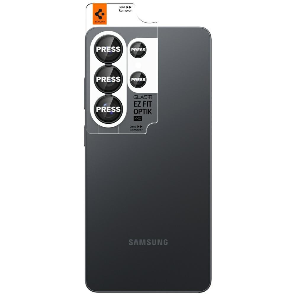 Ochrona Na Obiektyw Aparatu Spigen Optik Pro Hd Glas.tr ”Ez Fit” Do Samsung Galaxy S26 Ultra Czarny 2Szt