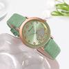 Women Heart Quartz Wristwatch Pu Leather Watches Clock Pointer Watch