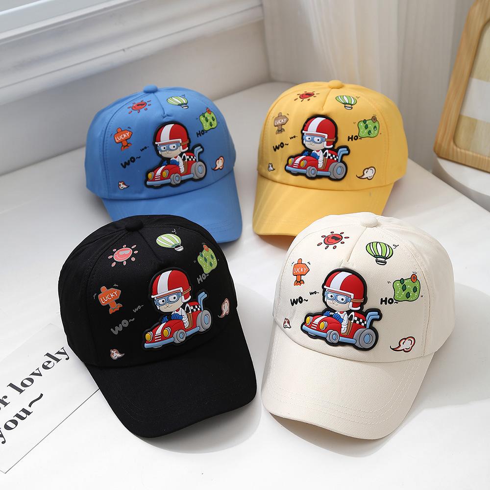 Children 's Sports Hats School Baby Boys Baseball 2026 Summer Embroidered Vehicles Outdoor Kids Caps for 2-8Years Adjustable