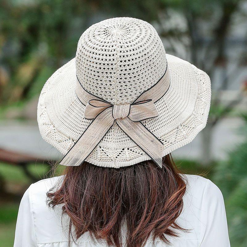 Washable Folding Hat for Summer Ladies, Sunshade Hat, Sun Hat, Large Eave Beach Cooling Hat, Basin Hat