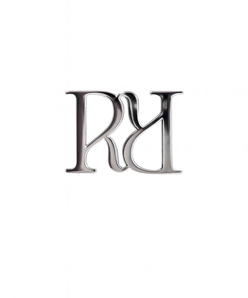Randomoff R:Signet Logo Brooch