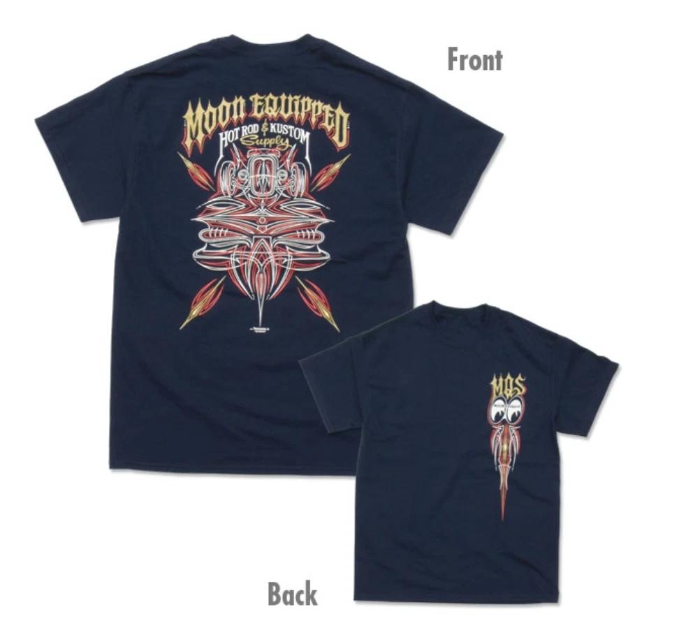 MOON Equipped Hot Rod & Kustom Supply Tee Shirt Racing Garage Graphic Tee S-5XL XL