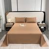 Cotton Bed Flat Sheet for Double Bed Plain Solid Color Top Sheets Single/Queen/King Flat Bedsheets Home Bed Linen Sheets