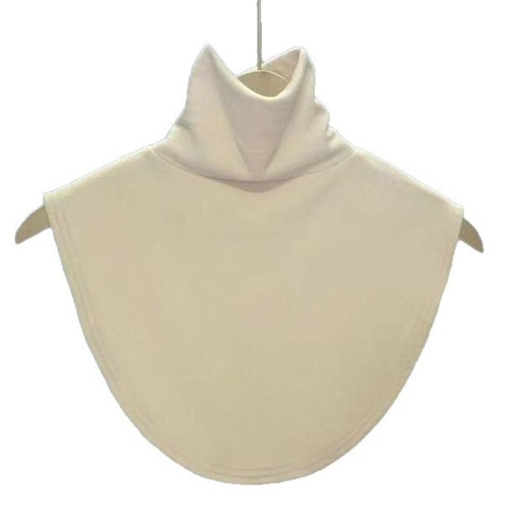 Detachable Fake Collar Warmer High Elastic Detachable Turtleneck Elastic Neck Cover For Women Men