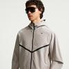 Jackets Men's Light Smoke Gray Hooded Non Detachable Moderate