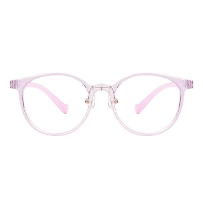 TR90 Children Round Glasses Frame Boys And Girls Plastic Transparent Lightweight Spectacle For Optical Prescription Lenses