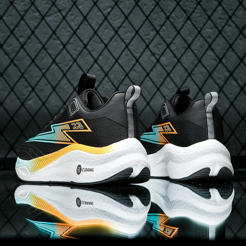 Teen Fly Knitting Trend Summer Sports Running Shoes Student Net Face Casual Shoes Running Shoes Soft-soled Shoes Men