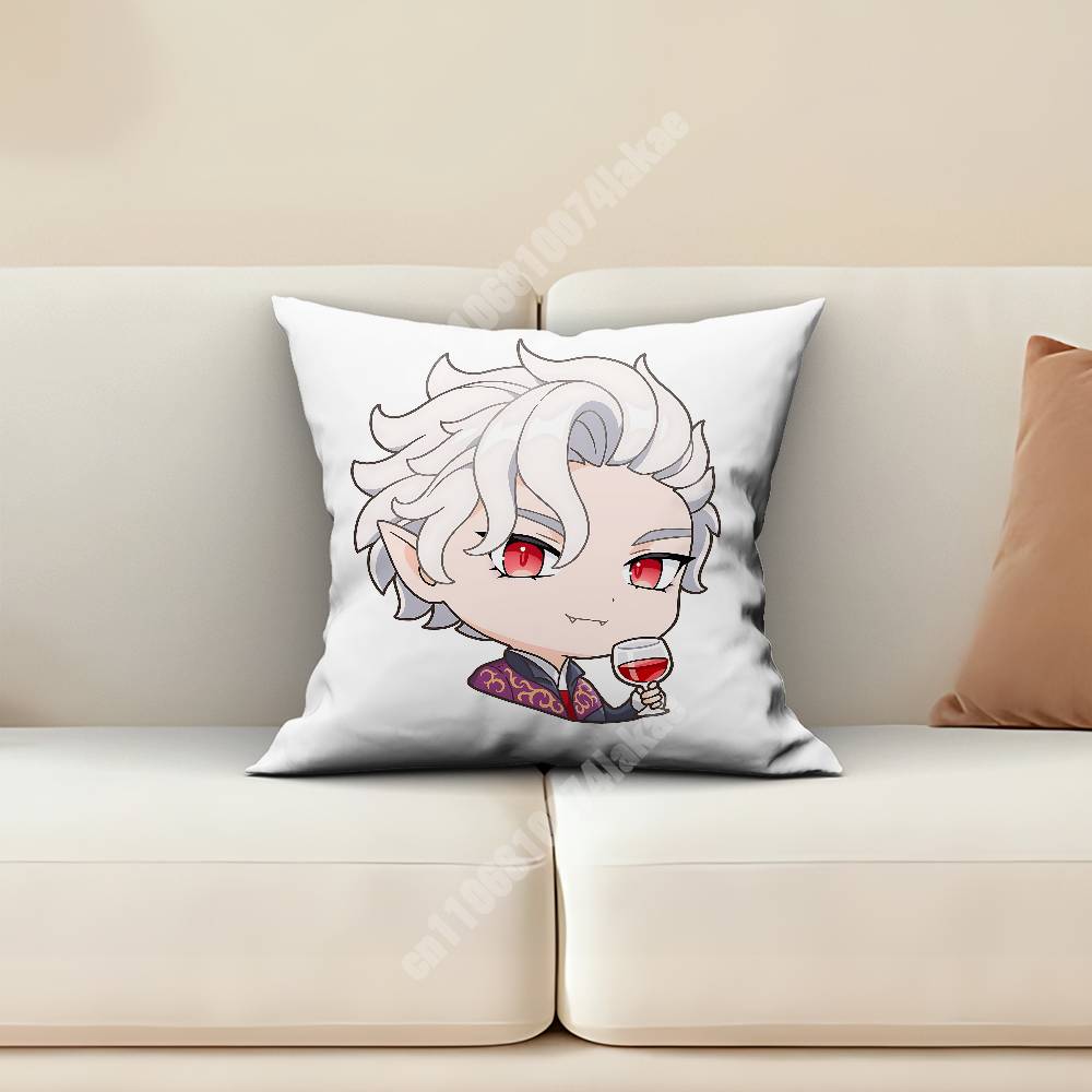 Astarion BBaldurs GGate BG Sofa Couch Pillow Cover Cushion Case Cozy Bedroom Accent Studio Furnishing