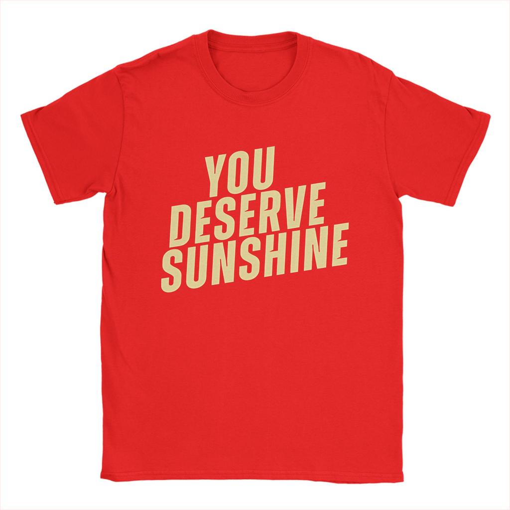 Summer 2026 You Deserve Sunshine Scott Huntercap Grady Tshirt High Quality Casual and Comfortable Mens Crew Neck Print Tshirt