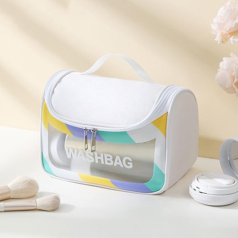 Portable Cosmetic Bag Female Travel Storage Toiletry Organize Women Waterproof Pvc Wash Kit Transparent Zipper Make Up Case