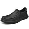 Fashion Genuine Leather Mens Casual Shoes Handmade Oxford Shoes Lace Up Leisure Walk Sneakers Non-Slip Male Hiking Shoes Walking Loafers