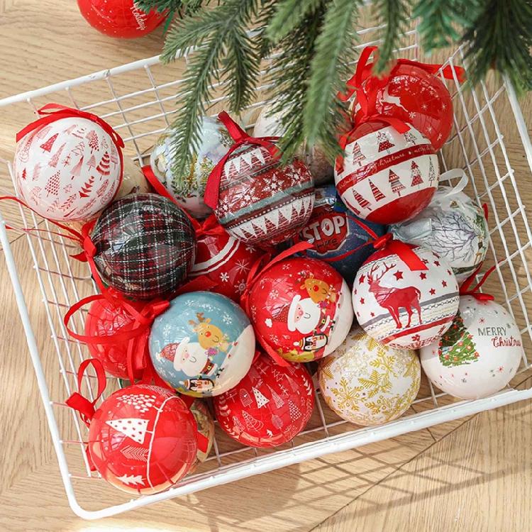 Christmas Foam Ball Xmas Tree Pendant Festival Holiday Party Front Door Decor