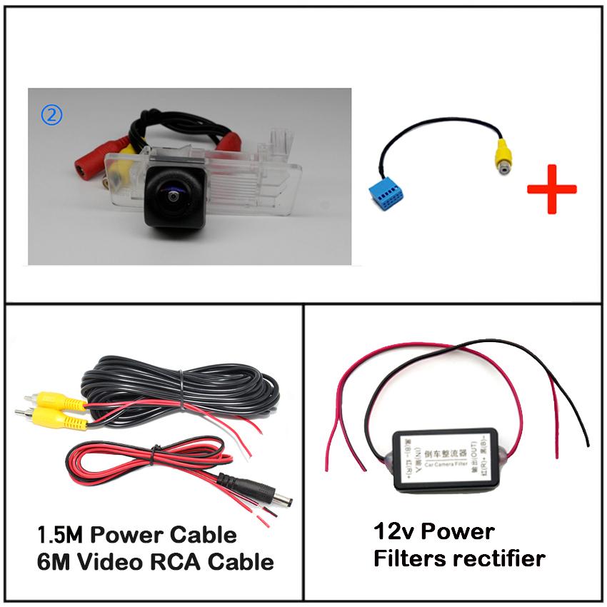 Car Rear View Wireless Camera For Volkswagen Passat R36 (4D) B6 B7 5D 2009~2018 Night Vision Waterproof  Hd Camera / RCA