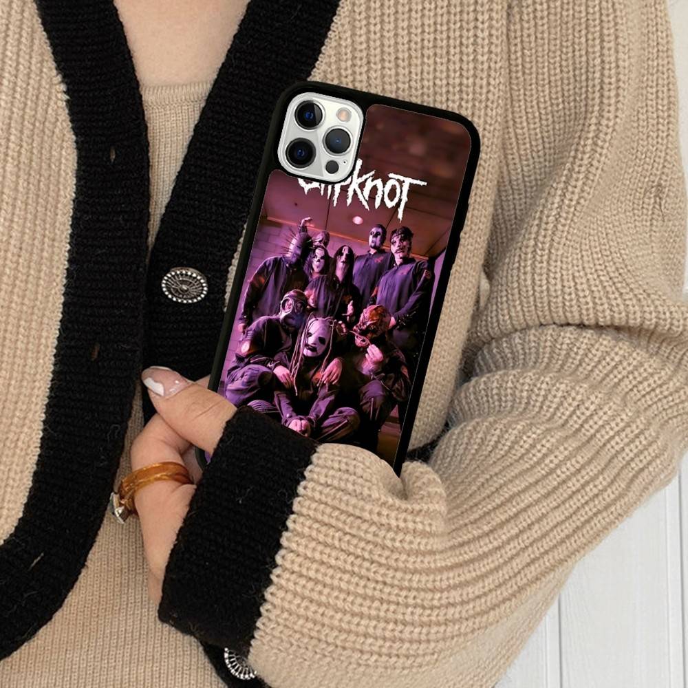 Pásek Cool-S-SlipknotS-S PC+TPU Ochranný kryt na telefon Pro IPhone 17 16 Pro Max 15 Plus 14 13 12 11 Kryt