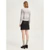 8SECONDS Coated Denim Mini Skirt Black