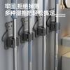 304 Stainless Steel Mop Clip Non-marking Non-punching Hook Toilet Storage Telescopic Rod Holder Wall