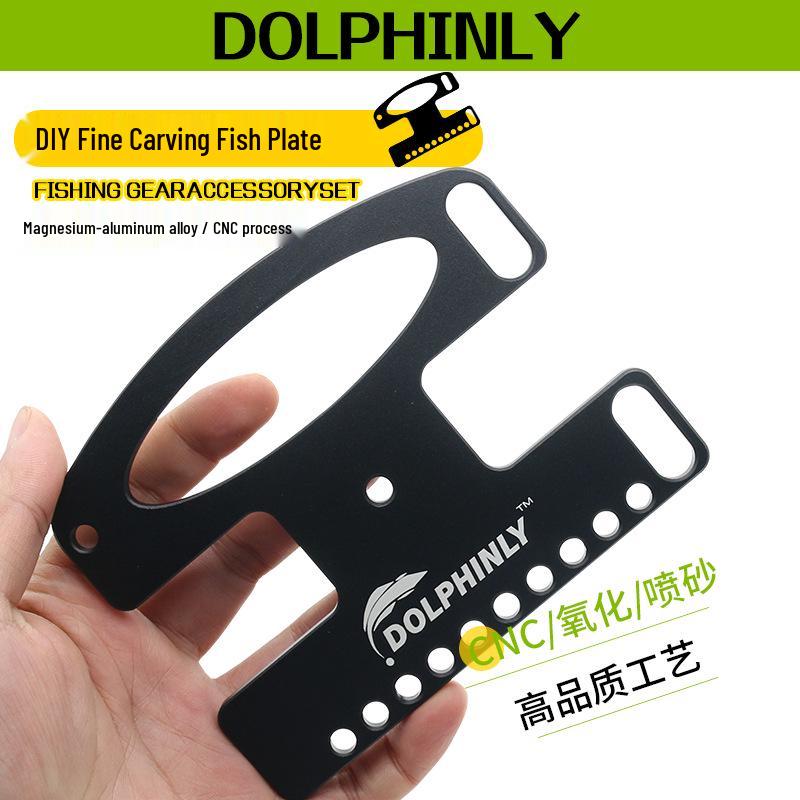 

Алюмінієвий сплав Затискач для риби Намотувач для повітряного змія: Портативна DIY Дошка-шпуля для підйому великої риби