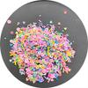 Valentine's Day Heart Polymer Clay Slices Soft Slime Clay Sprinkles for DIY Colorful Slime Decoration Crafts
