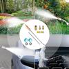 Convertible Sprays Poles With Steel Lock Mechanism Ergonomic Handle For Hard Deep Cleaning