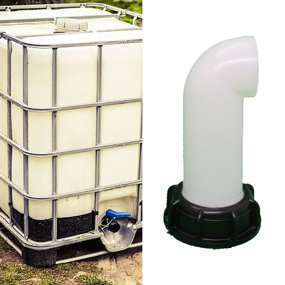 90-Grad-Bogen-Abflussschlauch 2 Zoll Durchmesser Kunststoff Durchflussleitrohr Für Bewässerung Schwarze Und Weiße Farben Kunststoffmaterial