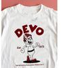 Seltenes Devo Band Nachdruck Baumwolle Kurzarm Weiß Alle Größen Unisex T-Shirt Herren Damen Tees Oberteil