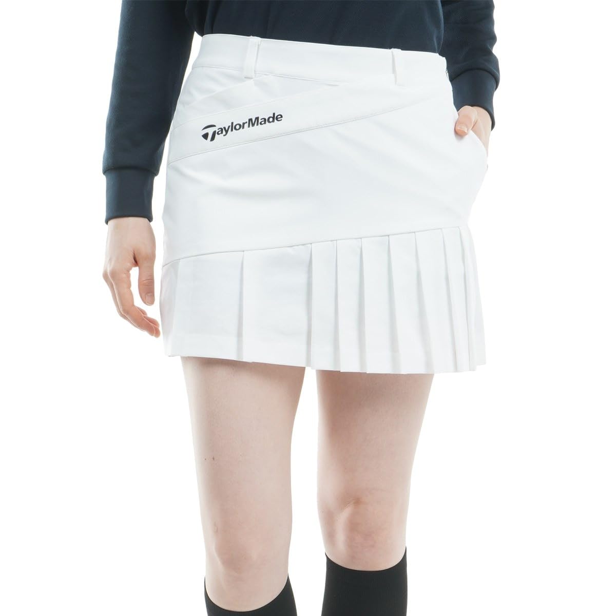 

TaylorMade Tour TM Asymmetrical Skort, White, Size Small, Women s, 2024FW UN392