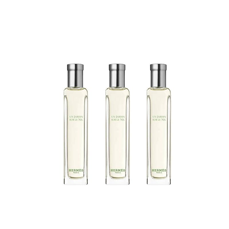 Hermes Nile Garden unisex eau de toilette sample size trial size eau de toilette EDT orange peony 2609460 2609460-15ml*3