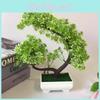 Plastic Fake Flower Bonsai With Chrysanthemum For Living Room Decor