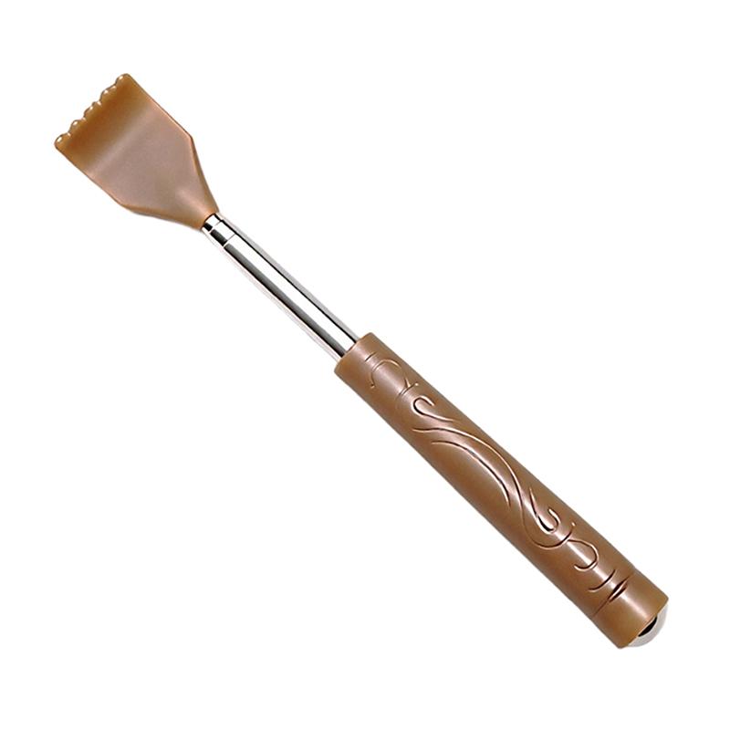 

Расширяемая чесалка для спины Телескопический массажер для чесания из нержавеющей стали Выдвижной телескопический инструмент против зуда Релаксация Коготь для спины