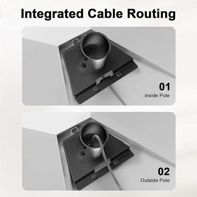 New Mini Star Antenna Signal Bracket with Bend Pipe Base