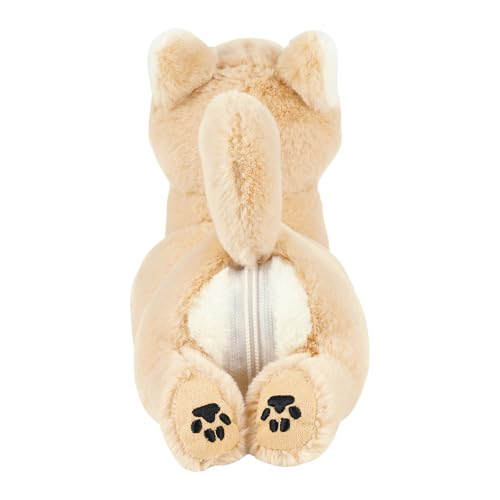 Livheart Flappy Shiba Inu Pouch (approx. 19cm Long) with Chain, Cute Small Item Case, Dog Design, 37252-13