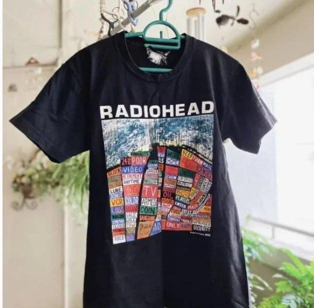 New Rare Radiohead Rock Band Music Fan Unisex T-shirt Radiohead T-shirt XXL