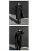 High Street Style Woolen Coat for Men and Women - Loose Mid-Length Korean Over-the-Knee Trench for Autumn/Winter