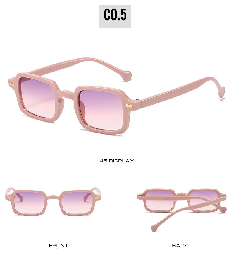 2022 Retro European & American Square Rivet Sunglasses for Women