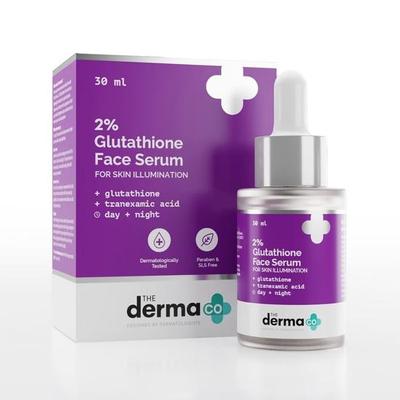 Derma Co 2% Glutatyon Yüz Serumu Glutatyon ve Traneksamik Asit ile Cilt Aydınlatması İçin - 30 ml
