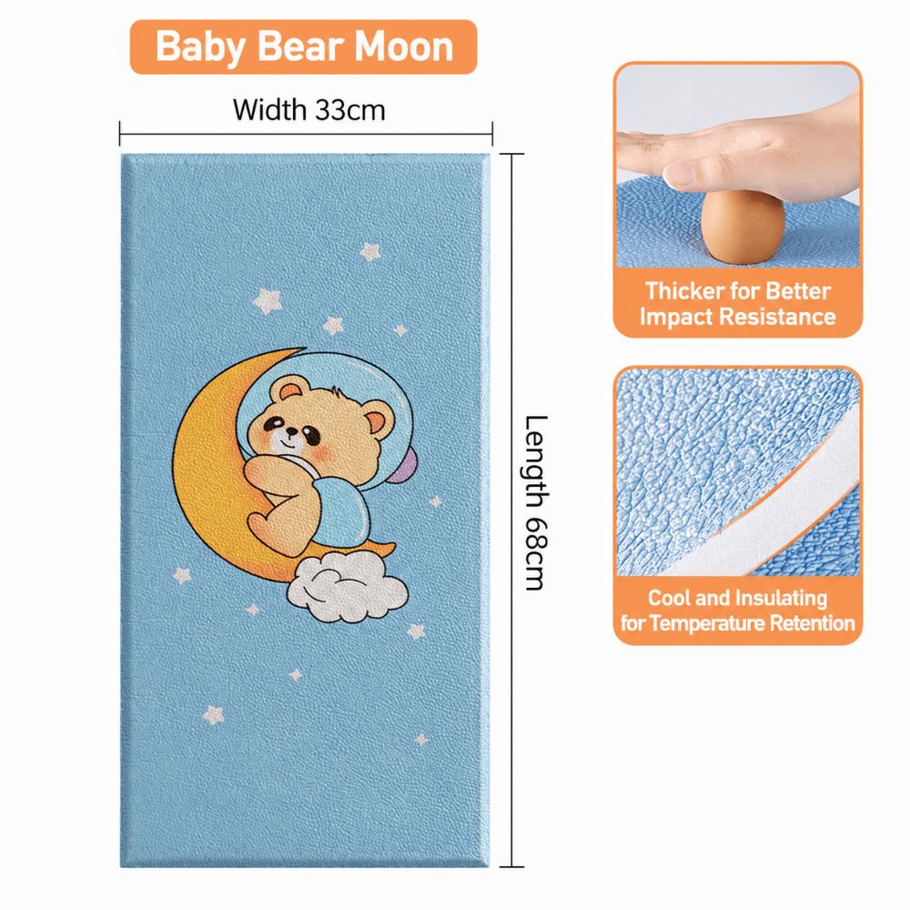 Waterproof Anti Collision Cushion Shockproof Foam Bumper Durable Wall Protector  Dormitory Baby Bear Moon